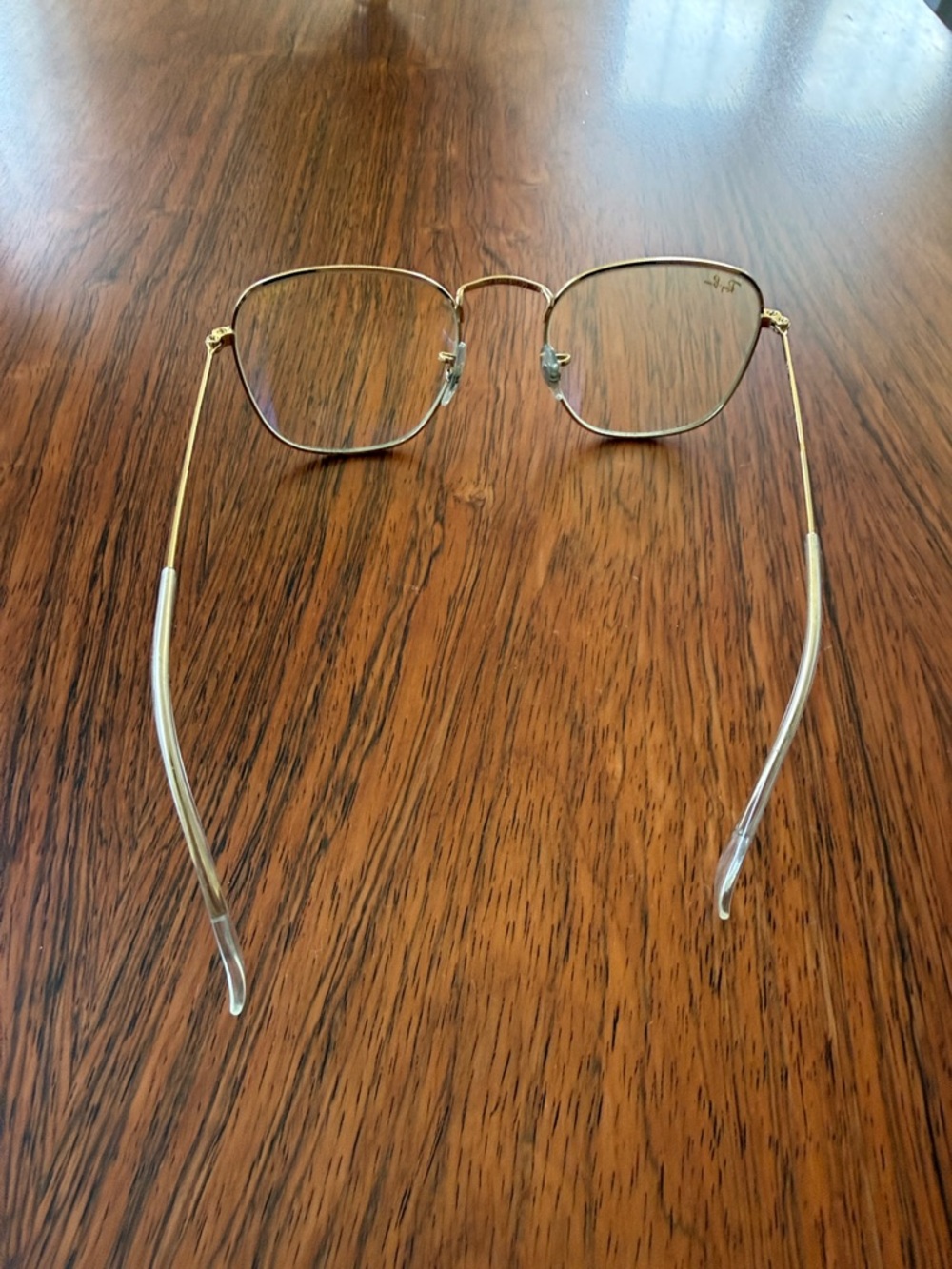 Ray-Ban Gold Frame Glasses with Blue light lenses - Picture 3 of 3